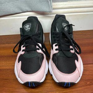 Adidas Falcon Core Black Pink Shoes